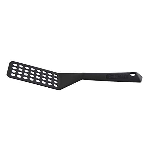 Berndes Spatulas for Non Stick Cookware - Turner Spatula Ergonomically Designed Black Slotted Spatula Turner Nonstick Kitchen Tool - Image 1