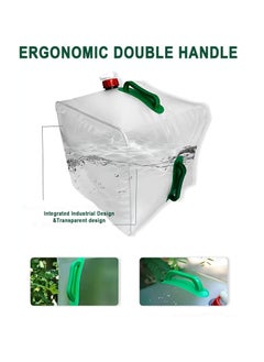 Meetion Camping Water Container, 20L Water Storage, Collapsible Water Container, Foldable Water Bag, Portable Water Carrier for Camping, Hiking, Fishing, and Outdoor Activities  - Image 3