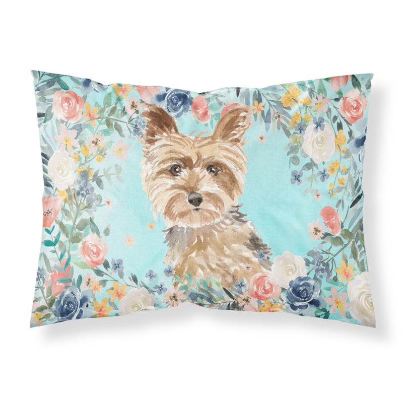 ""Caroline's Treasures Yorkie Fabric Standard pillowcases  Multicolor""