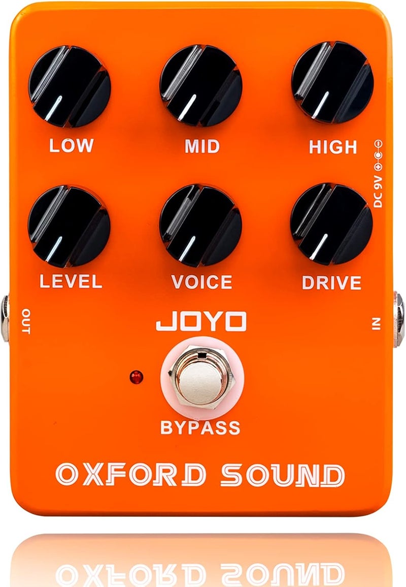 JOYO Overdrive Guitar Effect Pedal Amplifier Simulation Distortion Pedal for Electric Guitar - Bypass (Oxford Sound JF-22) - Image 1