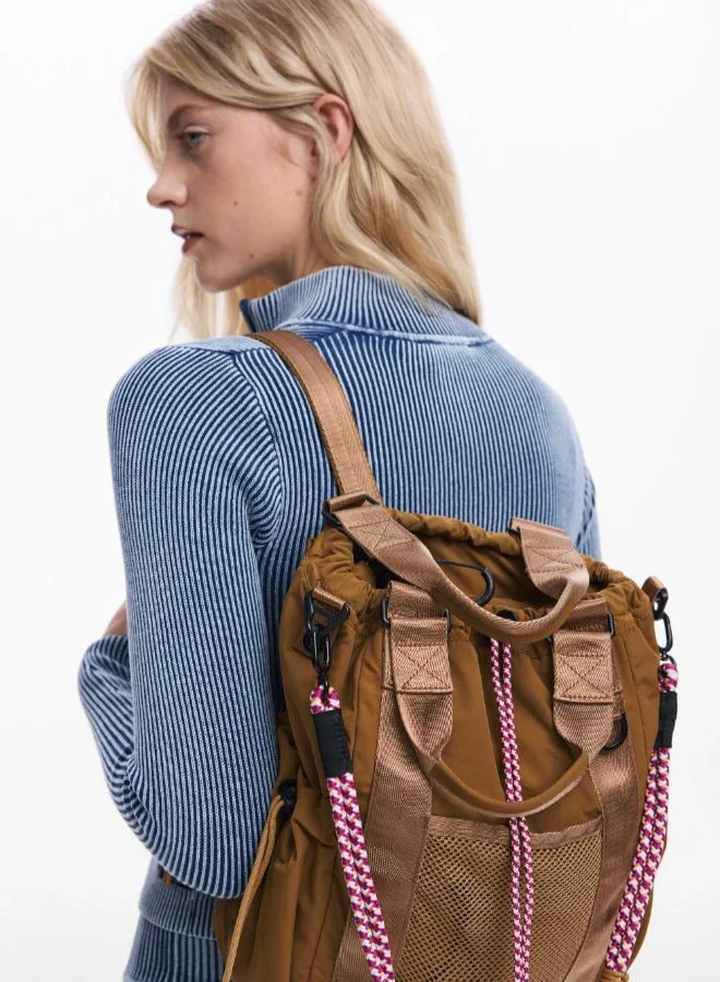 DESIGUAL Multi-position backpack with drawstrings