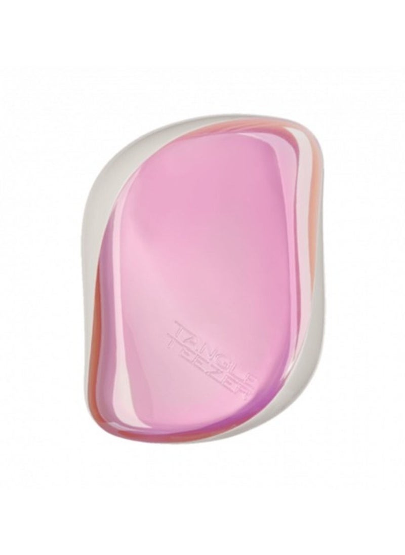 TANGLE TEEZER - TANGLE TEEZER Compact On-The-Go Detangling Hair Brush - Holo Hero - Image 1