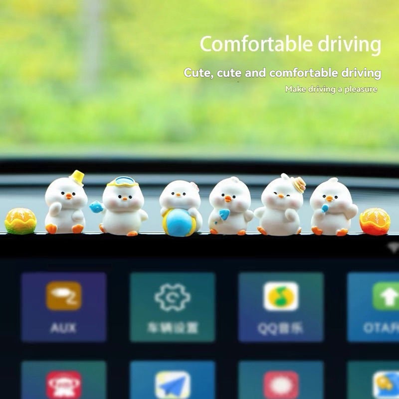 Adorable Cartoon Bunny Car Dashboard Ornaments for Trendy Drivers - Image 2