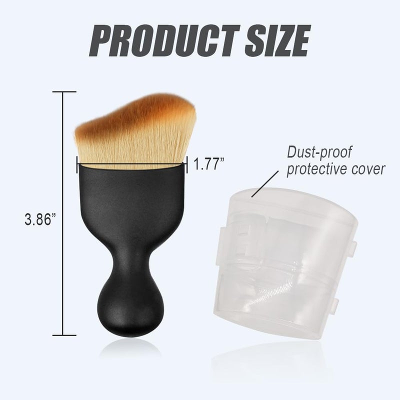 HAOBO 1Pcs Car Brush, Car Dust Brush, Car Interior Dusting Brush, Car Accessories Super Soft Car Dust Brush for Cleaning Car Interior or Exterior, Air Conditioning Vents, Leather, Computers - Image 2