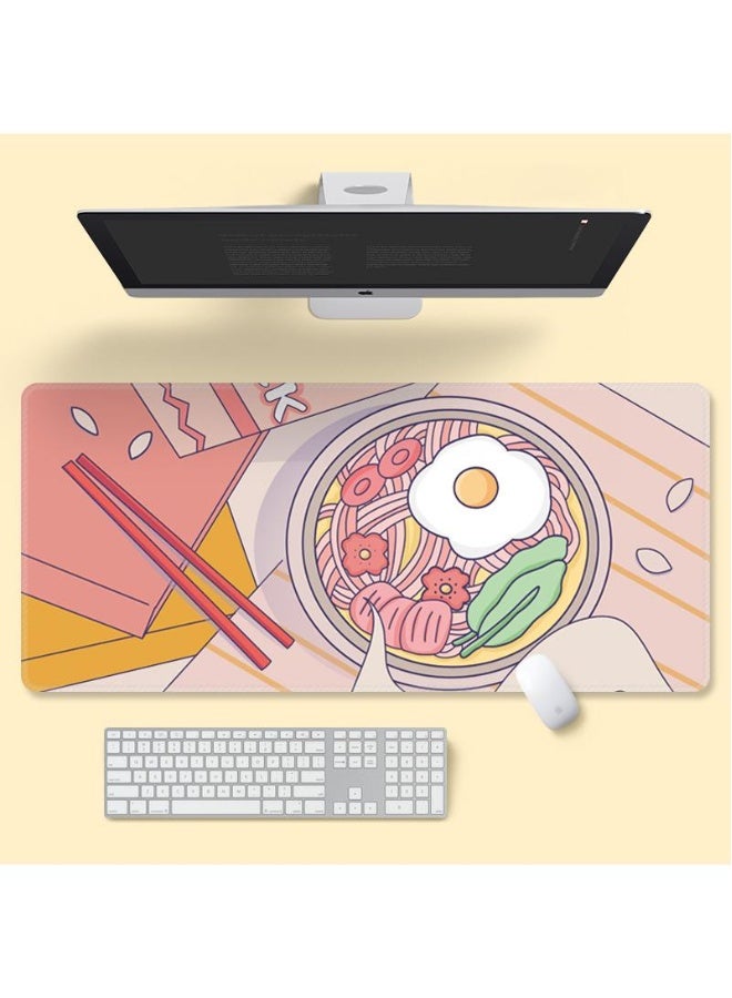 Large Anime Personality Gift Games Gaming Mouse Pad Extended Large Mat Desk Pad Stitched Edges Mousepad Long Mouse Pad And Non-Slip Rubber Base Mice Pad 900X400X3mm - Image 1
