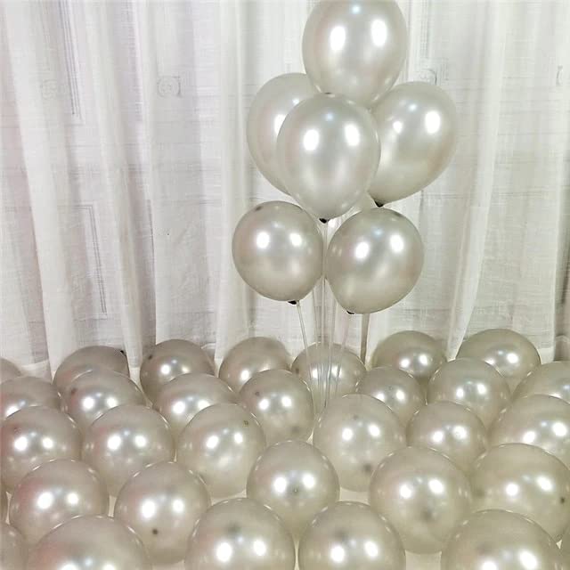 Flyloons Golden Silver Blue Balloons Pack of 50 for birthday decoration items also suitable for Anniversary, Wedding, Celebration, Party - Image 4