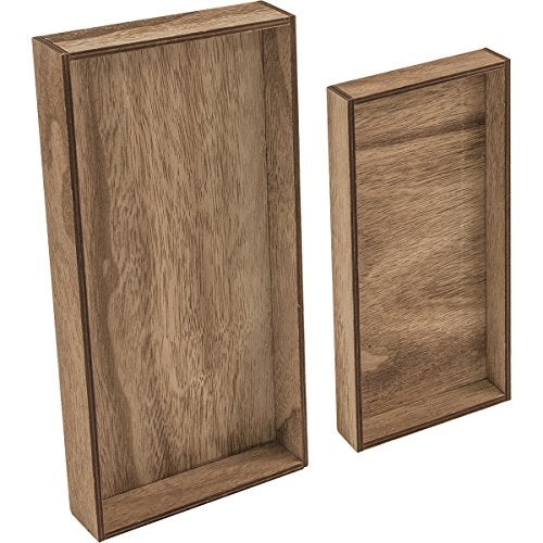 Tim Holtz Vignette Tray Idea-Ology, Assorted Sizes, 2 Wooden Trays (TH93568) - Image 2