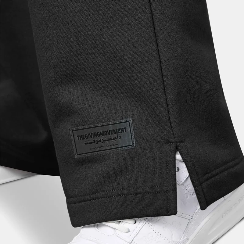 The Giving Movement black Men's Organic Wide Leg Joggers for Women | Best Price UAE