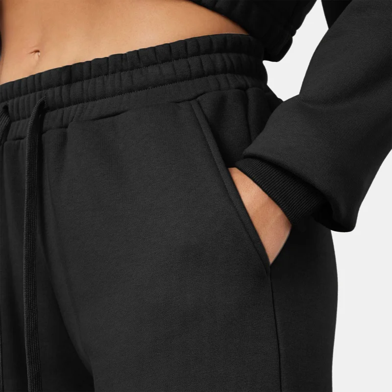 The Giving Movement black Men's Organic Wide Leg Joggers for Women | Best Price UAE