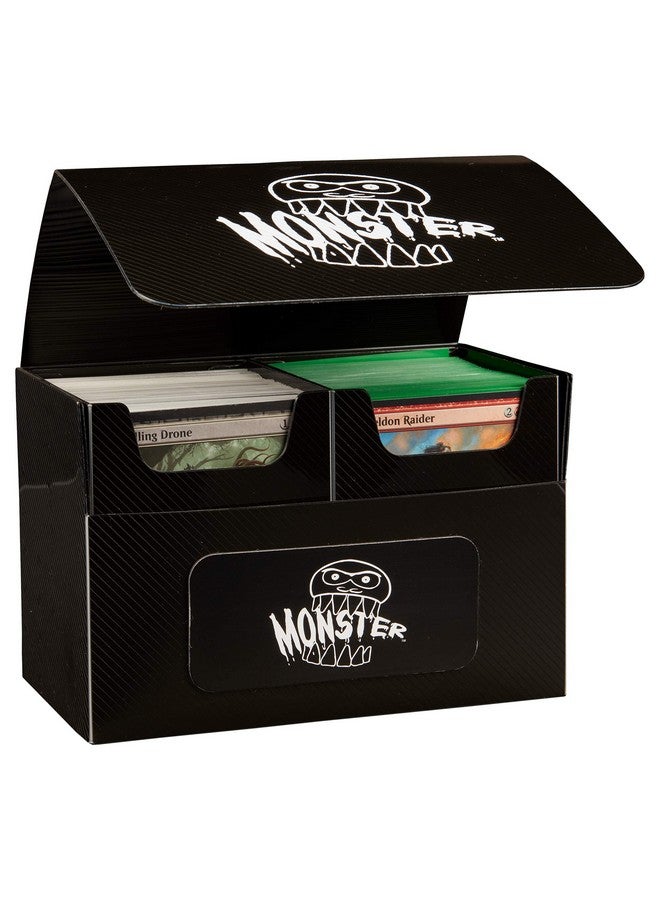 Monster Protectors Extra Large Magnetic Deck Box - MTG Commander Big Case - Two XL Removable Compartments Hold 200 Double Sleeved Magic Game Cards  - Image 5