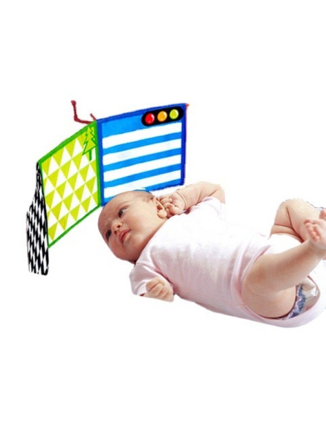 Early Education Baby Cloth Book Tear-resistant Double-use Baby Bed Belt Mirror Cute Cartoon Baby Wholesale-Color:Bed Cloth Book OPP Bag  - Image 2