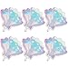 Deermon Iridescent Seashell Mermaid Balloon 6 Pack Ocean Sea Shell Balloons For Hawaii Summer Beach Under the Sea Theme Birthday Baby Shower Party Decoration Supplies - Image 4