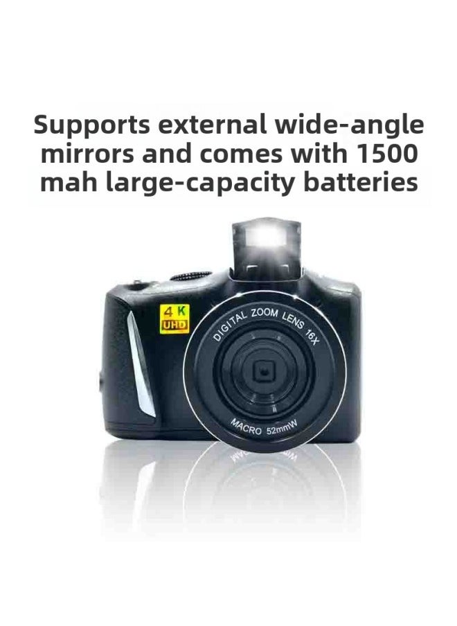 Generic 483.2inch Million Retro Mirrorless Digital Camera Filter Wide Angle True 4K Hd Macro 60 Frame Camera-Body Color:Battery Charging Base  - Image 3