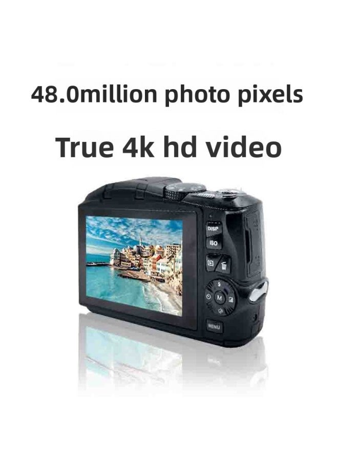 Generic 483.2inch Million Retro Mirrorless Digital Camera Filter Wide Angle True 4K Hd Macro 60 Frame Camera-Body Color:Battery Charging Base  - Image 4