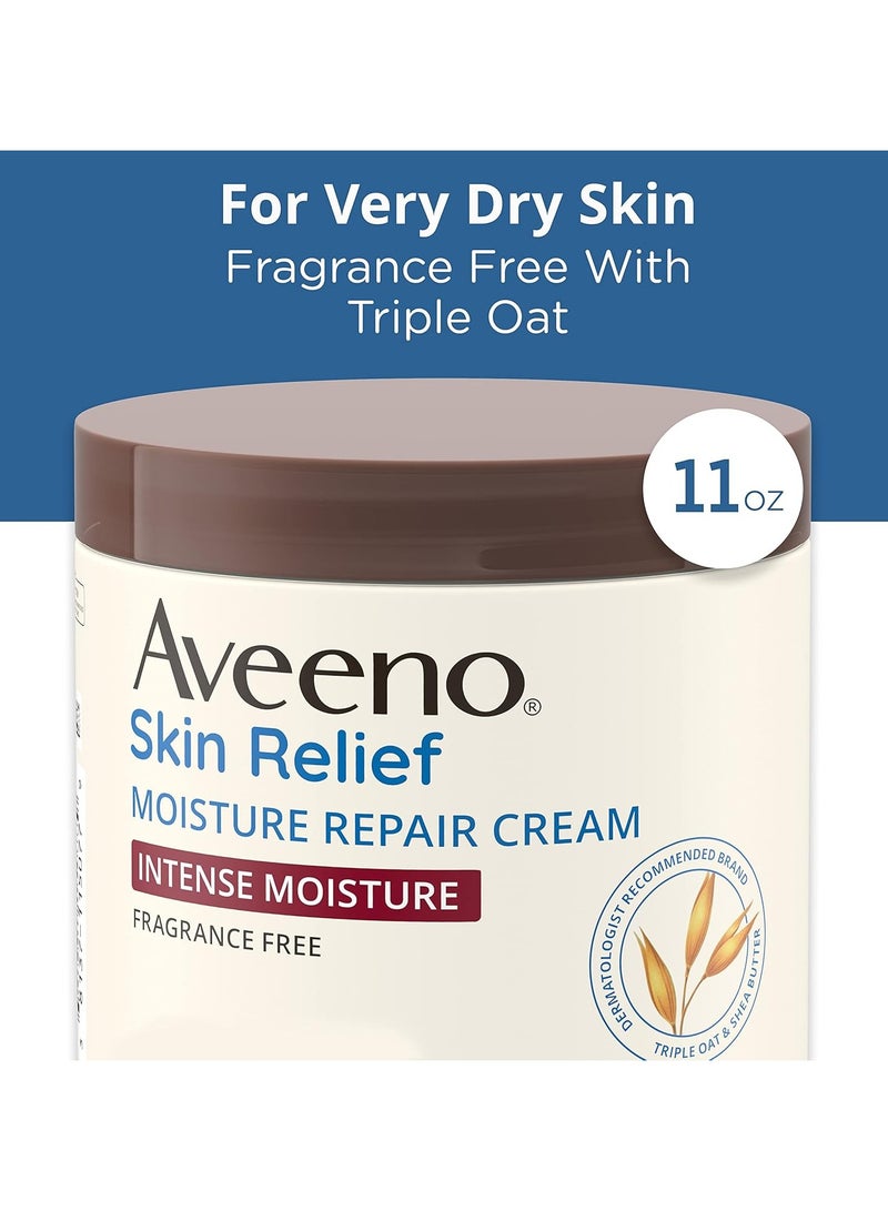 Aveeno Skin Relief Moisture Repair Cream Intense Moisture 311g  - Image 2