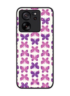 Stylizedd Rugged Black Edge case for Xiaomi 13T / Xiaomi 13T Pro, Slim fit Soft Case Flexible Rubber Edges Anti Drop TPU Gel Thin Cover - Sweet Butterfly  - Image 1