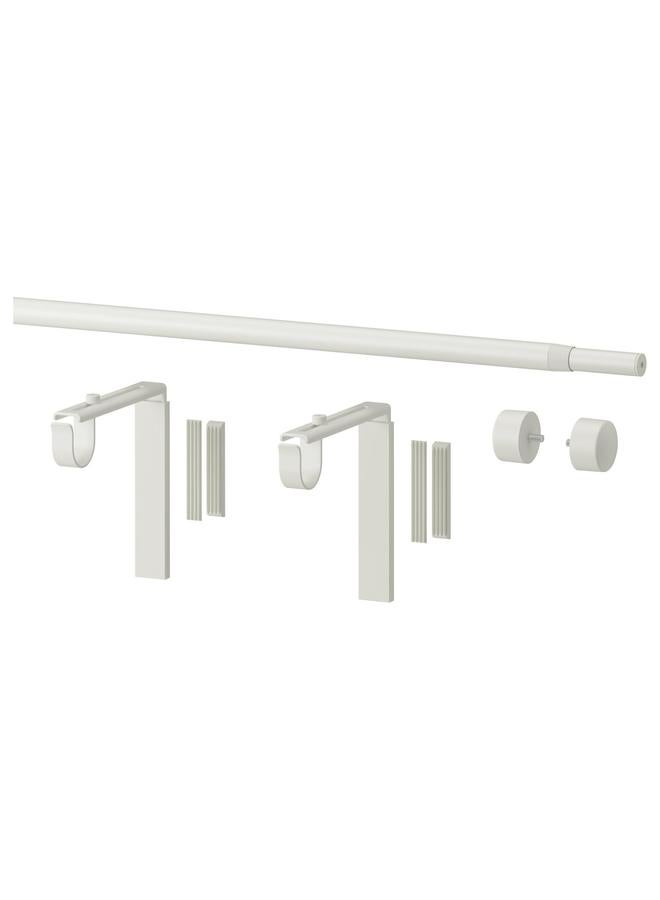 erorex Curtain rod combination, white, 120-210 cm - Image 3