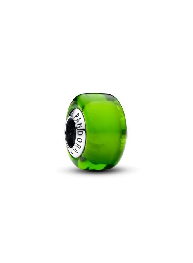 PANDORA Green Mini Murano Glass Charm - Image 1