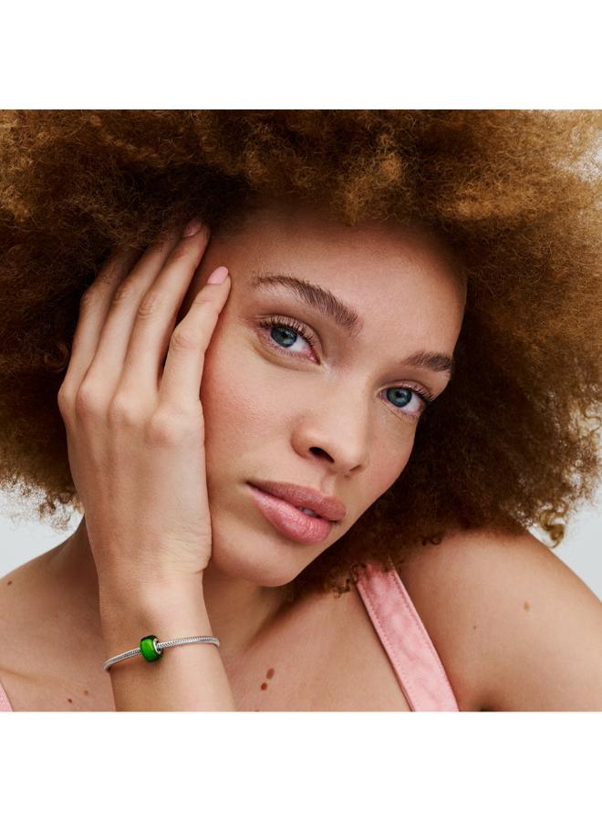 PANDORA Green Mini Murano Glass Charm - Image 4