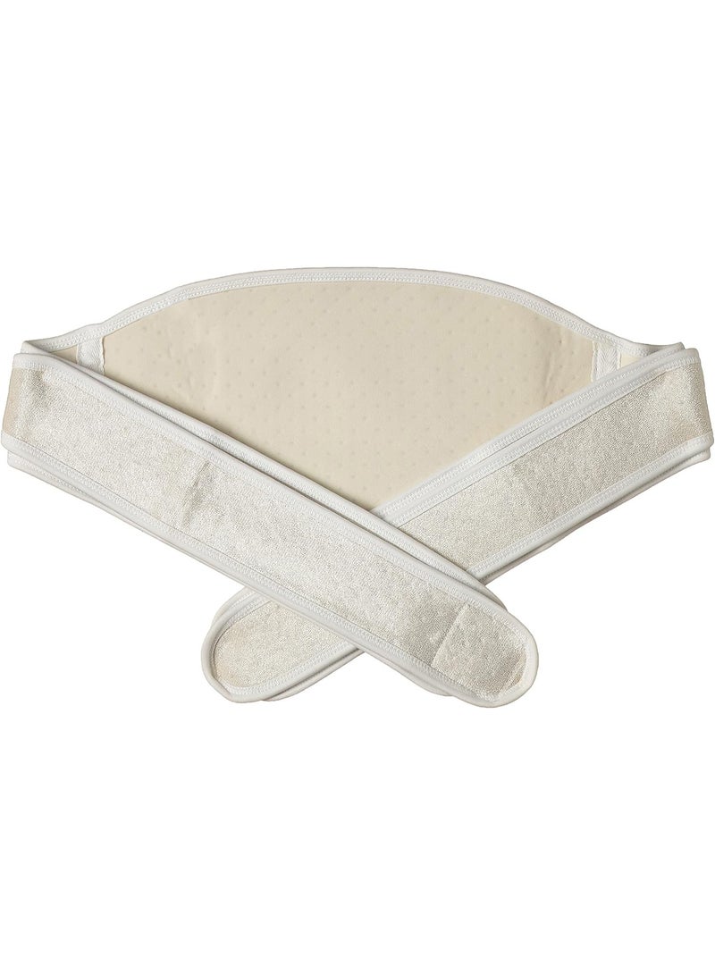 م اكس م حزام دعم الأمومة للحوامل - حزام بطن قابل للتعديل وجيد التهوية لتخفيف آلام الظهر والورك والحوض | دعامة دعم البطن قبل الولادة لراحة ودعم وضعية الجسم - حزام خصر ناعم ومرن للحمل - Image 2