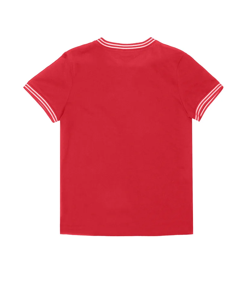 Lola Casademunt Short sleeve T-shirt with front flower detail