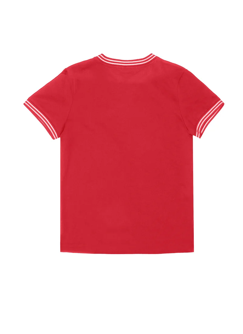 Lola Casademunt Short sleeve T-shirt with front flower detail