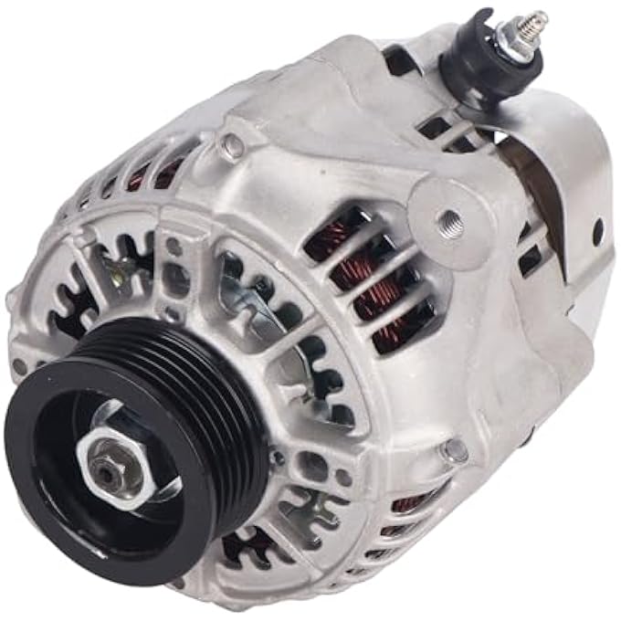KUSATEC AND0188 New Alternator Fit for Dodge Dakota Durango Ram 2500 3500 4000 Van 1999 2000/ Ram 1500 1999 2000 2001 3.9L 5.2L 5.9L 8.0L, 117Amp 12V CW 7-Groove Pulley OE# 11577N 40052024 56027912AB - Image 1