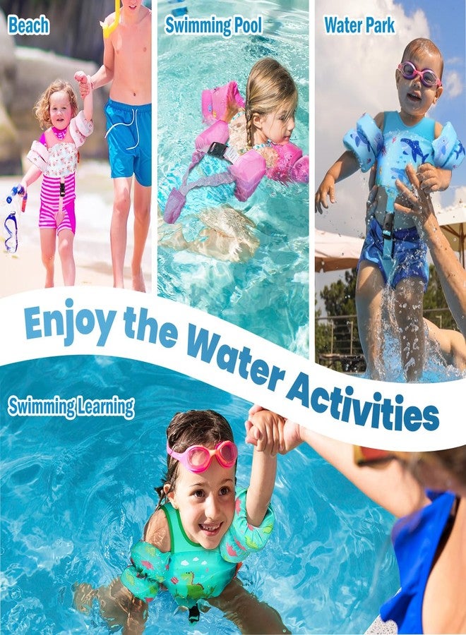 HeySplash Toddler Swim Vest, Toddler Floaties Fit 13-30 Lbs, Puddle Kids Jumper with Adjustable Strap, Pool Float Jacket Arm Floaties Baby Floatie Water Wing, Pool Sea Swimming Aid - Image 5