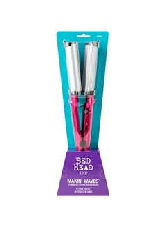 BED HEAD Makin "S" Waver Creates Loose Waves, Pink And Grey  - Image 2
