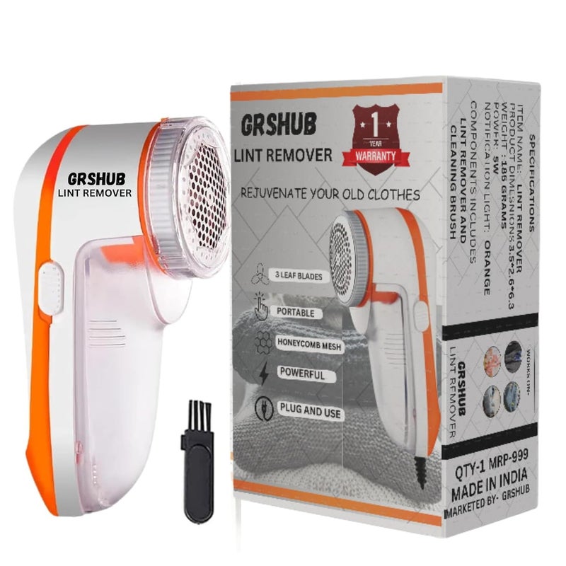 GRS HUB GRS HUB Nova Lint Remover for Clothes Fabric Shaver and Dust Remover 1 Year Warranty Best Lint Shaver for Clothes - Image 1