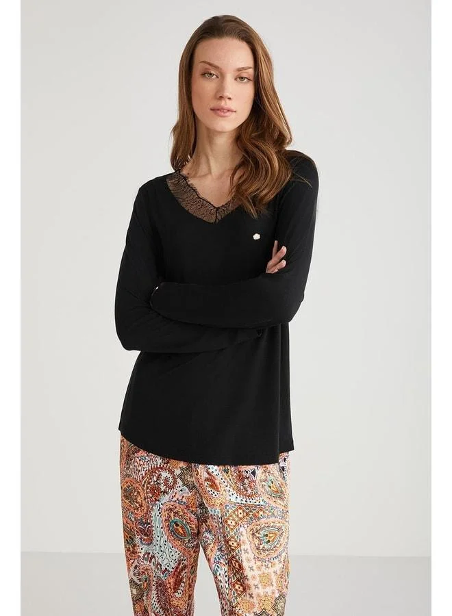 Penye Mood  Ethnic patterned pajama set. for Women | Best Price UAE