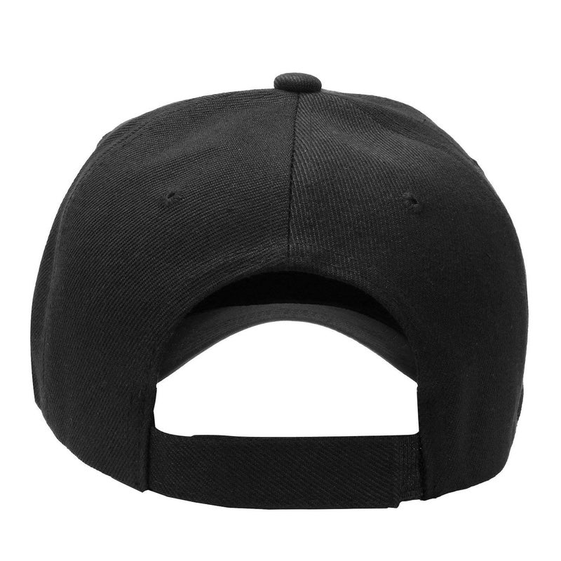 Falari Baseball Cap Adjustable Size for Running Workouts and Outdoor Activities All Seasons (1pc Black) - Image 3