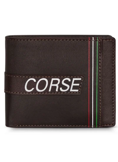 دوكاتي كورس Stile Brown Genuine Leather Wallet For Men