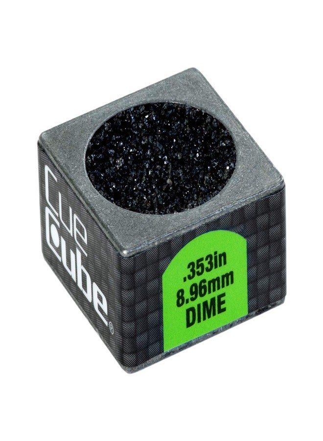 Cue Cube Pool Billiard Cue TIP Tool 2 in 1 Shaper Scuffer Nickel or Dime Radius Choose Your Color Dime (.353") - Image 3