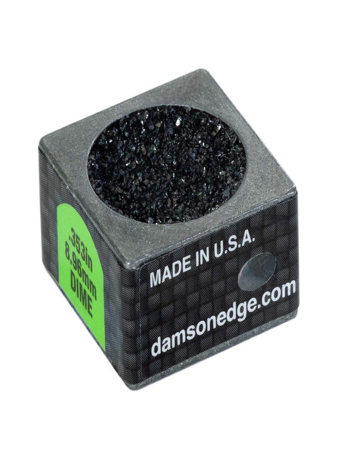 Cue Cube Pool Billiard Cue TIP Tool 2 in 1 Shaper Scuffer Nickel or Dime Radius Choose Your Color Dime (.353") - Image 2