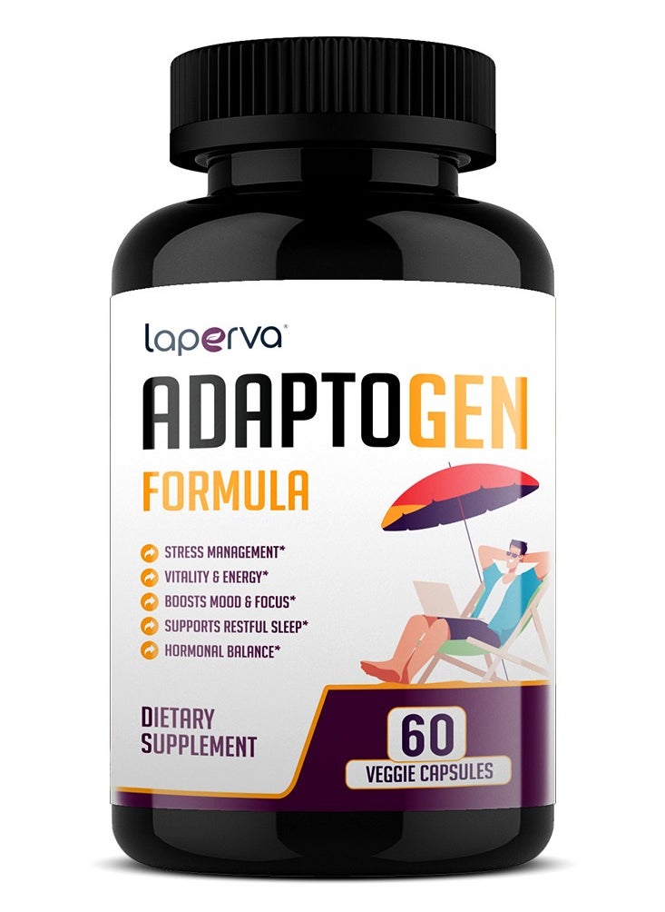 Laperva Laperva Adaptogen Formula, Stress Management ,60 Veggie Capsules 