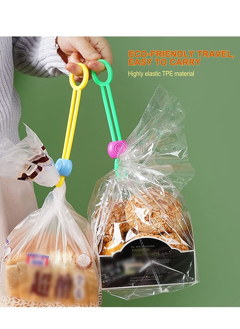 SYOSI - 24 Pack Chip Bag Clips, Color Seal Binding, Sealing Clamp, Multifunctional Kitchen Bag Sealing Clip, Kitchen Creative Practical Cable Ties, Portable Sealing Tools - Image 1