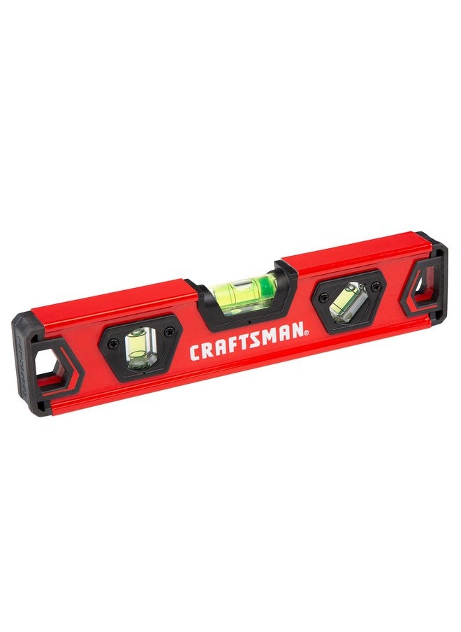 CRAFTSMAN - CRAFTSMAN Torpedo Level, 9 Inch, With Shock Absorbing End Caps (CMHT82390) - Image 1