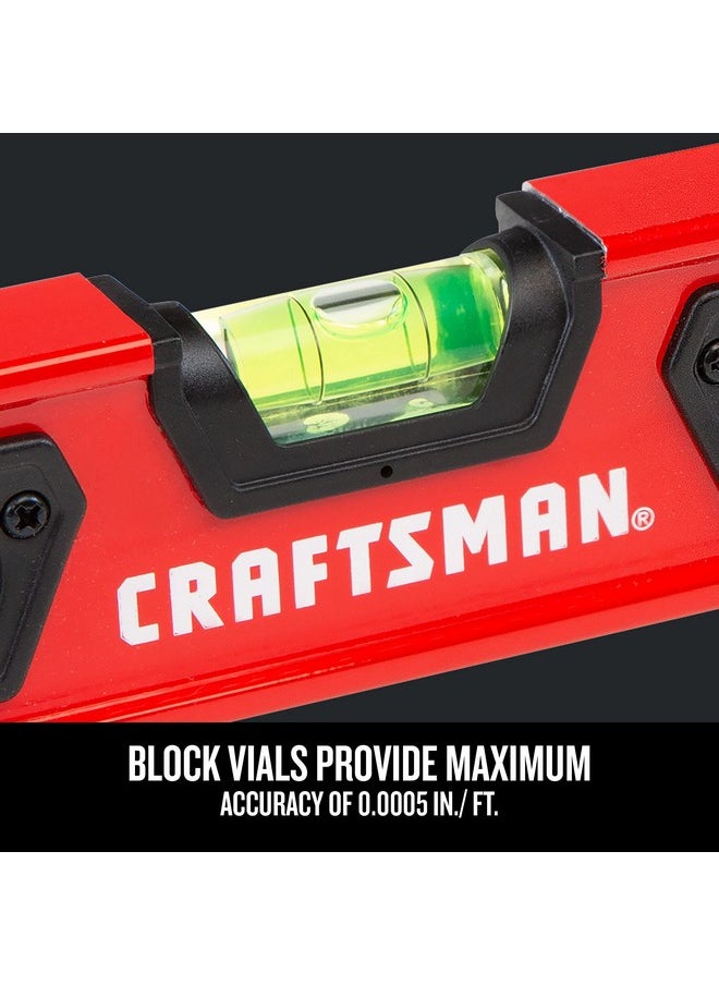 CRAFTSMAN - CRAFTSMAN Torpedo Level, 9 Inch, With Shock Absorbing End Caps (CMHT82390) - Image 1