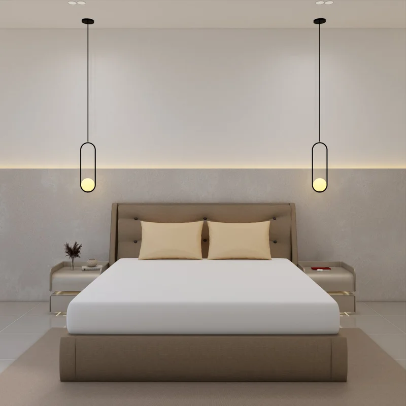 يسكن 500 Thread Count 100% Egyptian Cotton Sateen 2 Pc Pillow Case Set