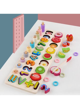 77-Piece Wooden Number, Fruit ,Shape Sorting Educational Toy for Kids - Learning and Education Toys - pzsku/Z9D6FF3D58520BC4AC391Z/45/_/1627579663/f98c25b6-da8b-41cc-a132-49ac37a41e93