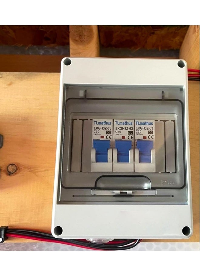 Waterproof Circuit Breaker Distribution Box with Rail Outdoor Power Distribution Protection Box Suitable for Miniature Circuit Breakers - Image 5