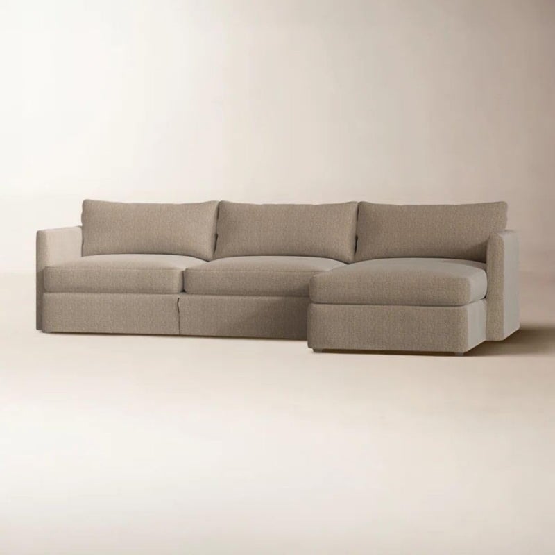 Comfynest Modular Sectional Sofa in Natural Brown - Image 2