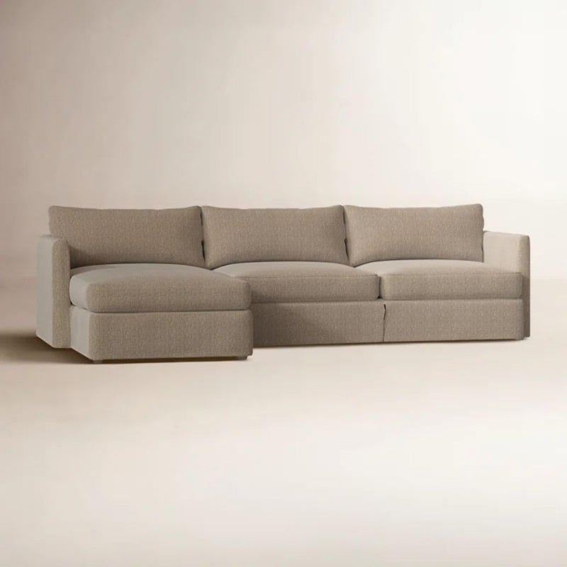 Comfynest Modular Sectional Sofa in Natural Brown - Image 1
