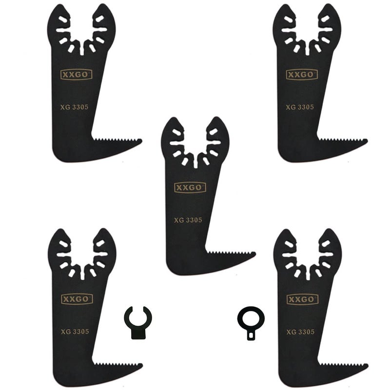 XXGO Drywall Saw Blades for Multi Tools Oscillating Multi Tool Drywall Jab Saw Blades Fit Dremel Fein Bosch Makita Milwaukee Rockwell Ryobi Multitool XG3305 - Image 1