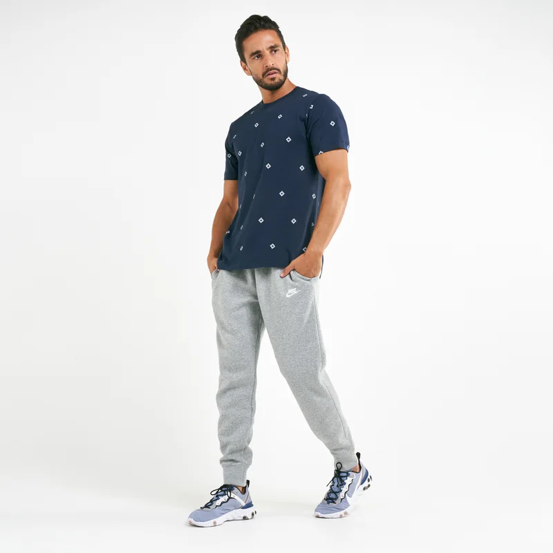 Nike Grey Men's Sportswear Club Fleece Joggers for Men | Best Price UAE