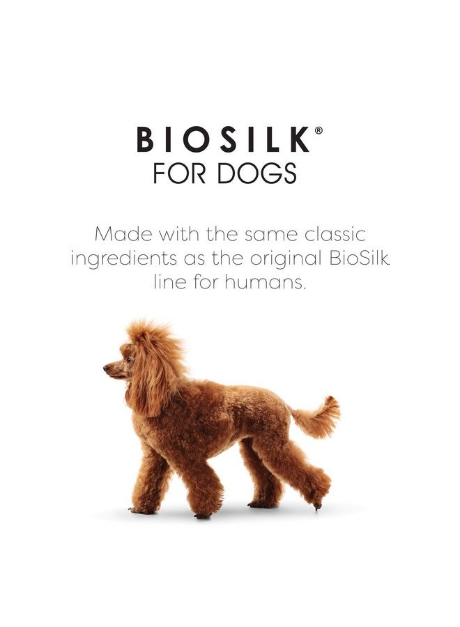 بيوسيلك شامبو سيلك ثيرابي للكلاب من بيوسيلك مع زيت جوز الهند الطبيعي | شامبو جوز الهند للكلاب، شامبو طبيعي خالٍ من الكبريتات والبارابين للكلاب، 12 أونصة سائلة، صنع في الولايات المتحدة الأمريكية، بيج - Image 4