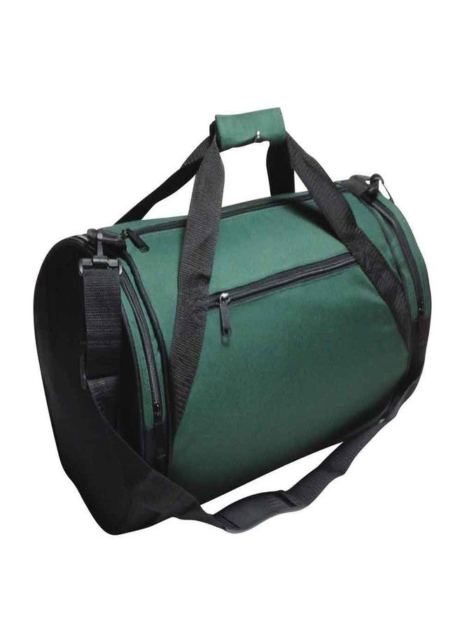 ImpecGear Round Roll Bag, Gym Carry-On Bag, Sports Dufffel Duffle, Travel Bag (Green) - Image 2
