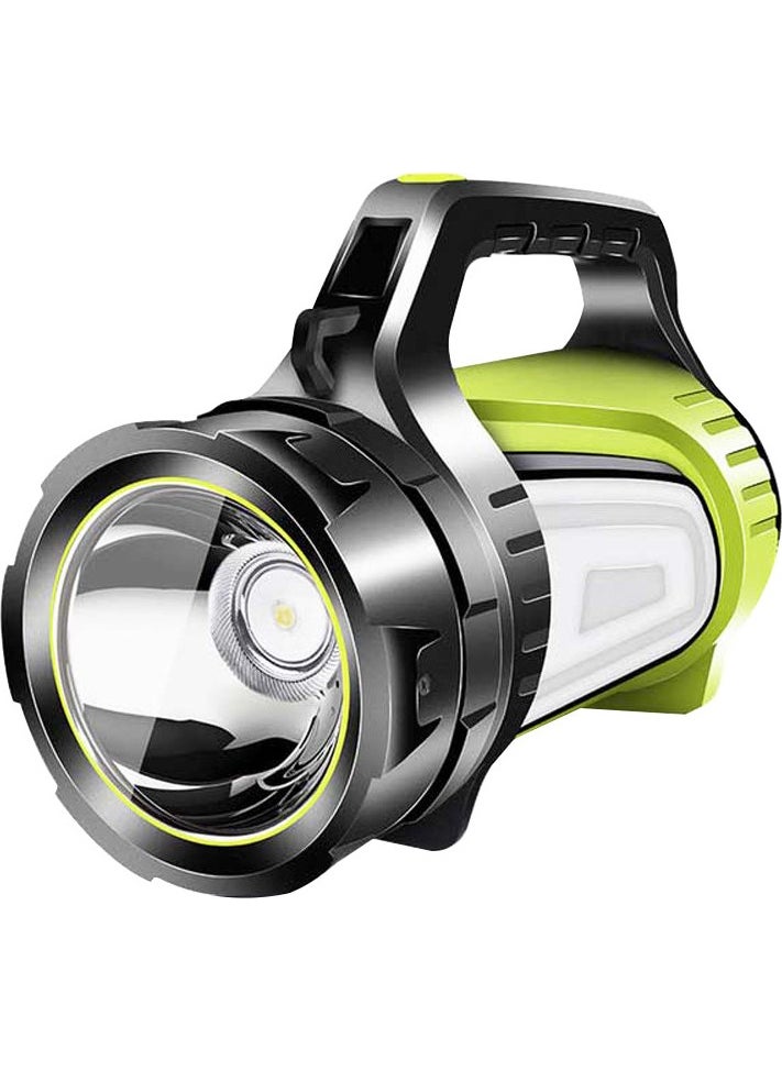 Melek Store - Powermaster JS-881B Rechargeable LED Long Range Camping Type Multifunctional Searchlight Flashlight - Image 1