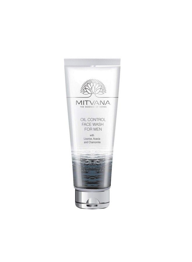 MITVANA Oil Control Face Wash For Men 100Ml With Licorice Acacia & Chamomile - Image 2